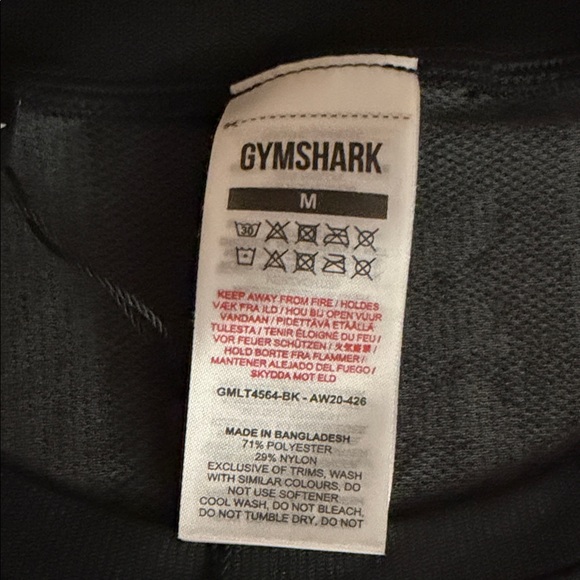 Gymshark Black Long Sleeve Tee - Picture 2 of 11